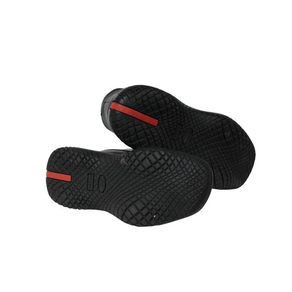 Prada Mens Vintage Chunky Derby US 10 UK 9 Black Leather AW99 Vibram Square Toe - Picture 10 of 11